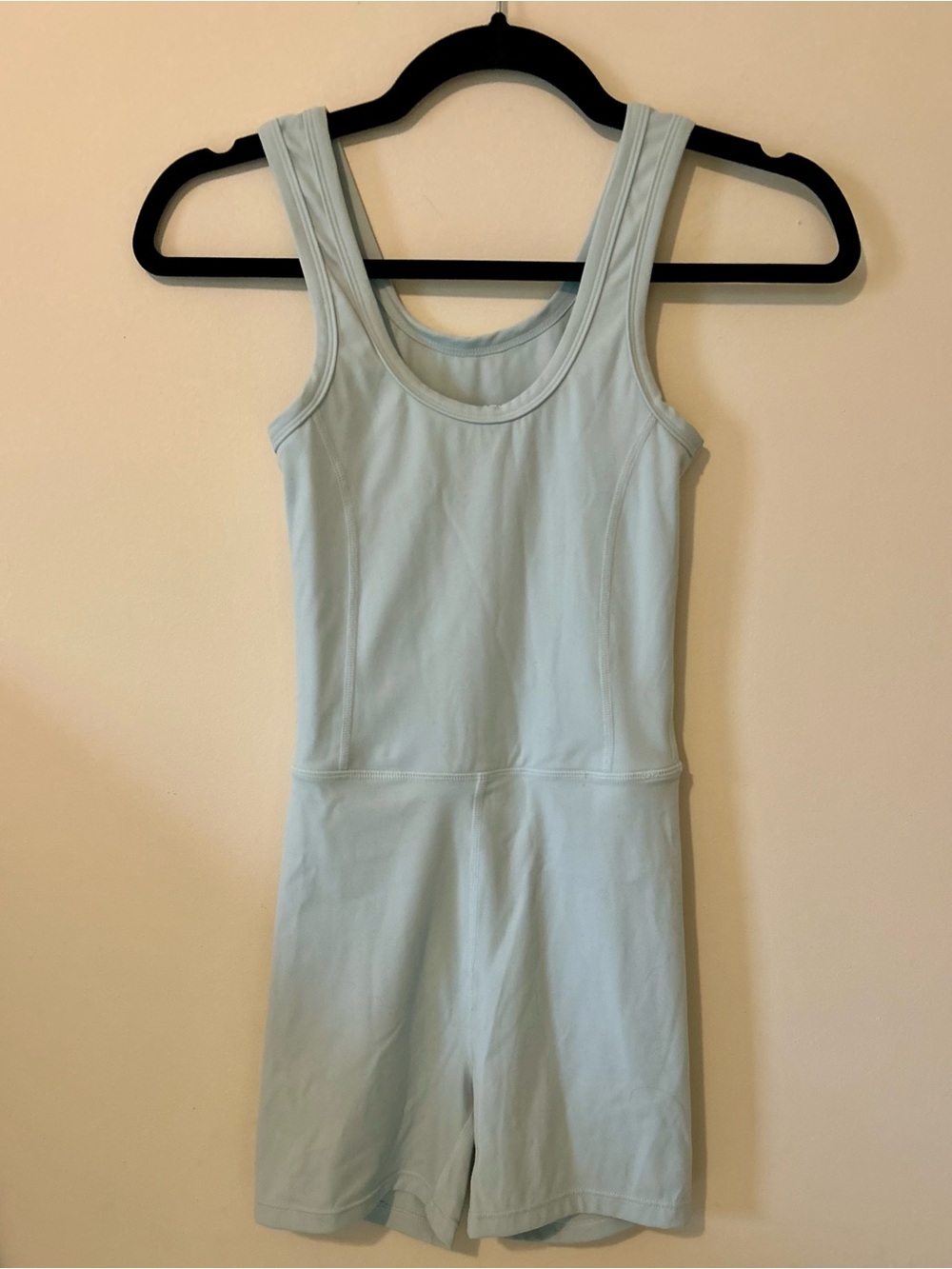 SET Active Sportbody Gym Shortysuit Romper Onesie Mint Blue Size Small